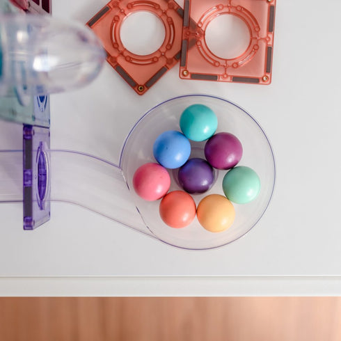 CONNETIX - 106 Piece Pastel Ball Run Pack